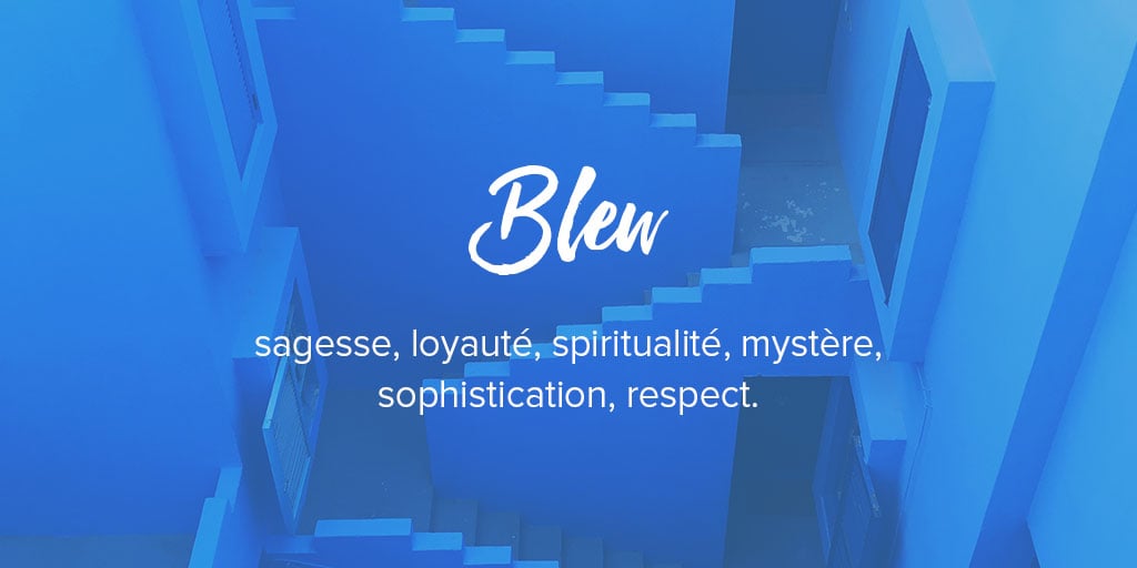 Signification de couleur bleu