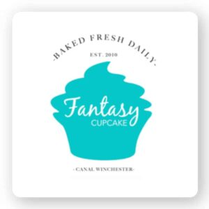 Fantasy cupcake logo