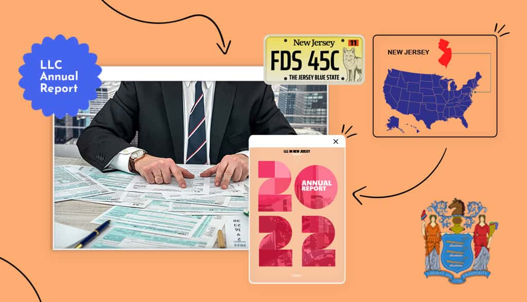 Man reviewing LLC annual report