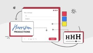 logo in email signature header image