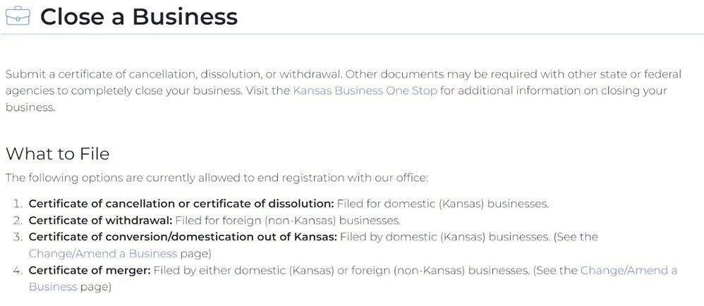 Step 5: File a certificate of cancelation with the Secretary of State