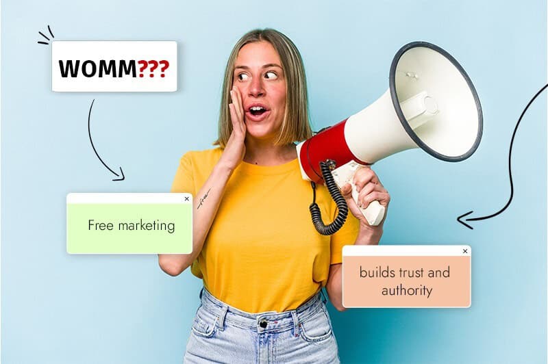 woman holding loud speaker