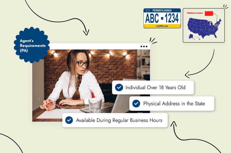 Requirements for a registered agent in Pennsylvania
