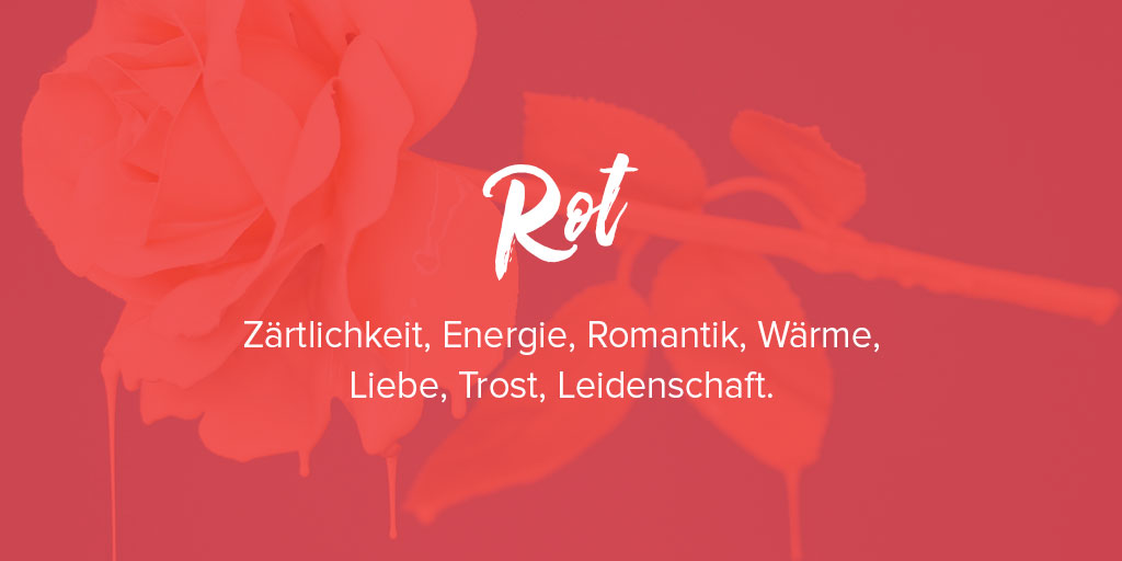 Rot Farbe bedeutet