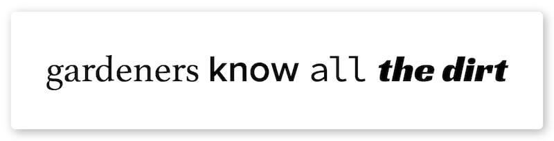 typography for landscaping logos