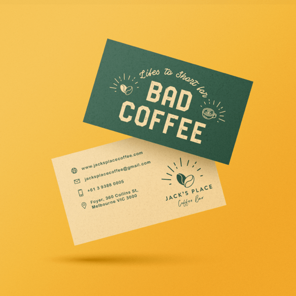 using transparent logos on business cards