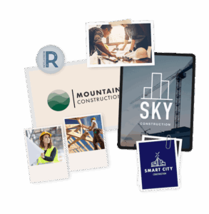 Construction logos header