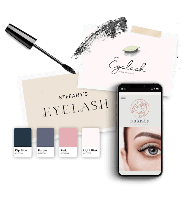 Eyelash logos header