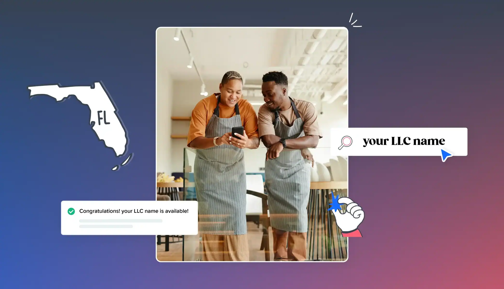 people in a store Florida business search