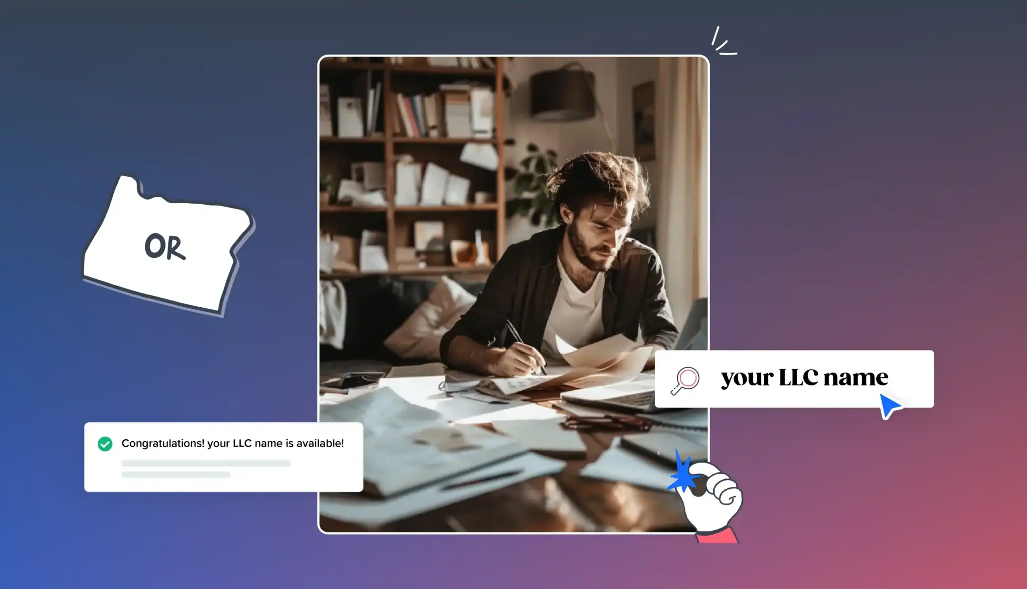 Oregon map your LLC name is available