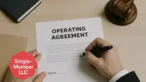 operating agreement single member llc