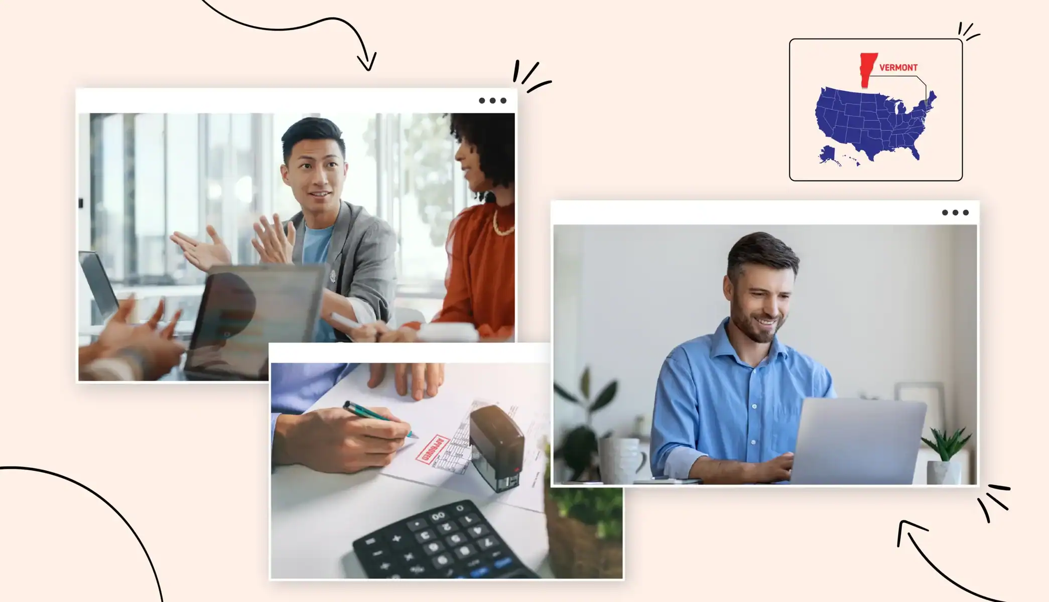 business meeting business owners calculator