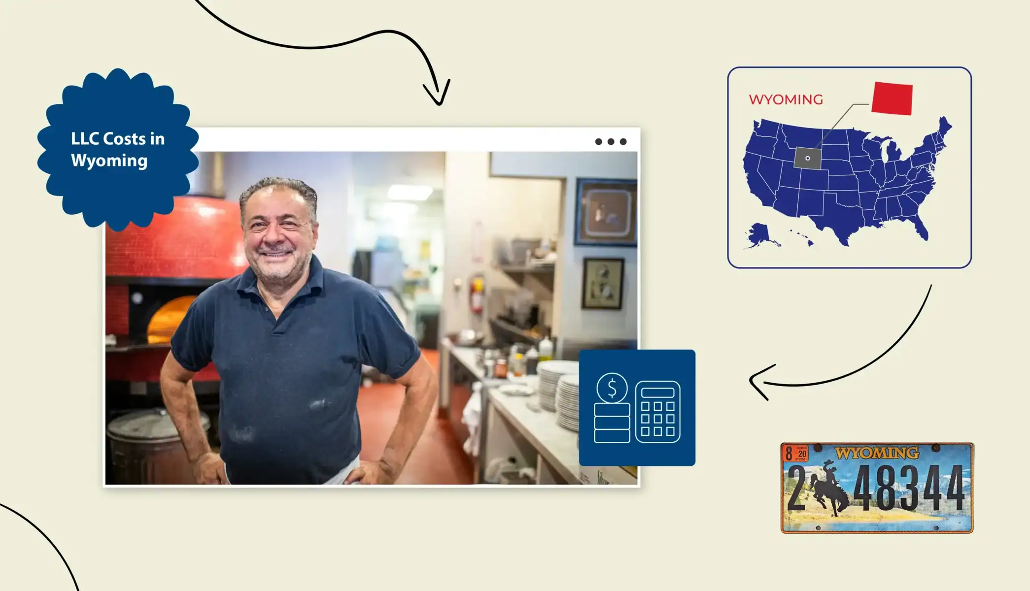 Business owner happy about starting his LLC with low Wyoming LLC cost